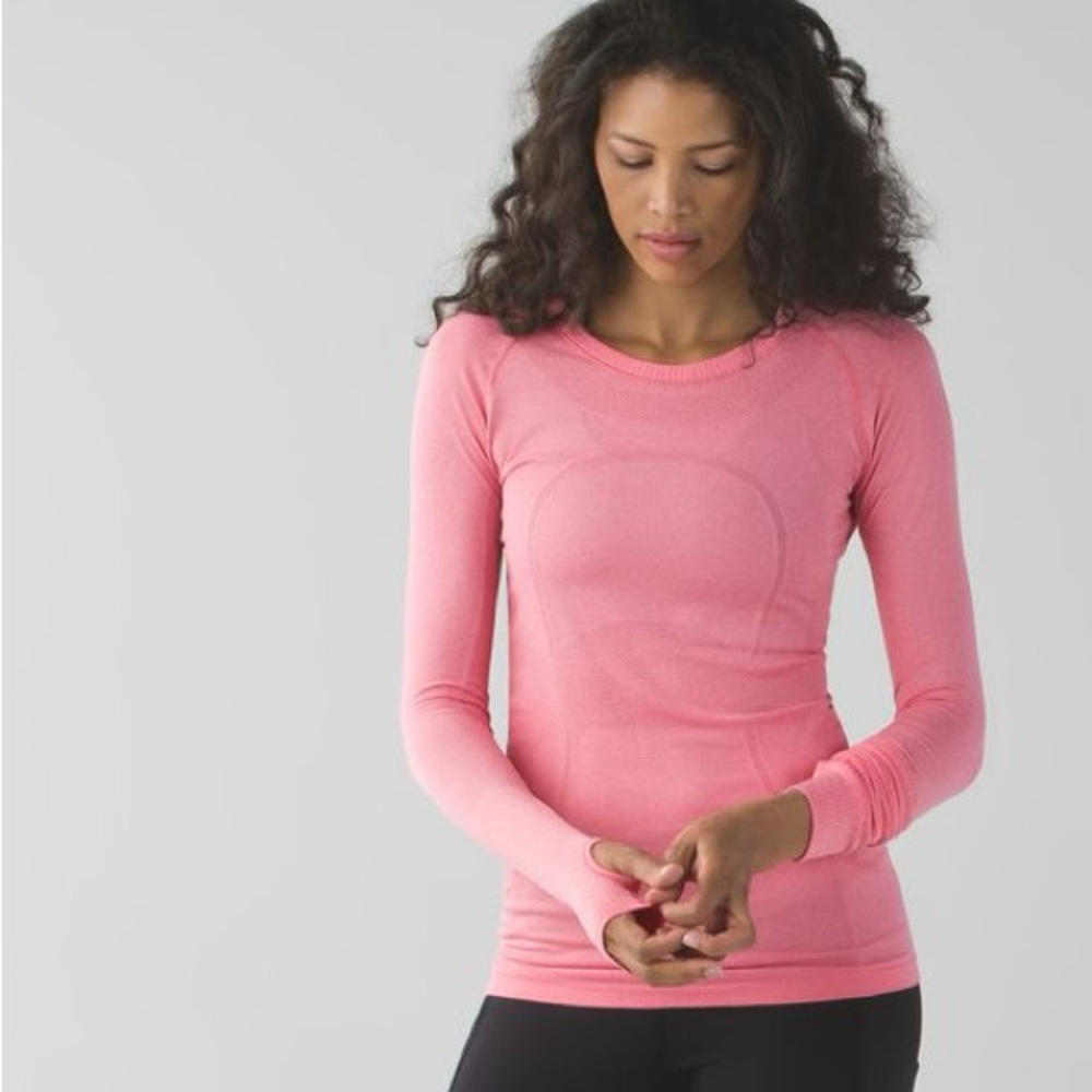 Lululemon Pink Swiftly Long Sleeve